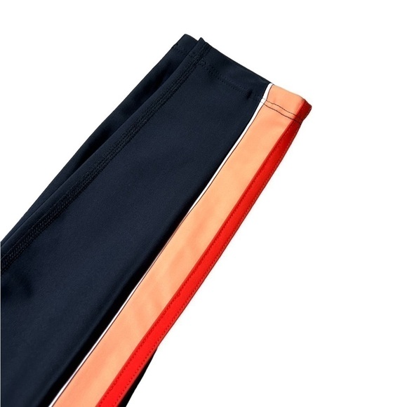 P.E Nation Orange Varsity Racing Stripe Athletic Active Workout Legging XS - Picture 8 of 16